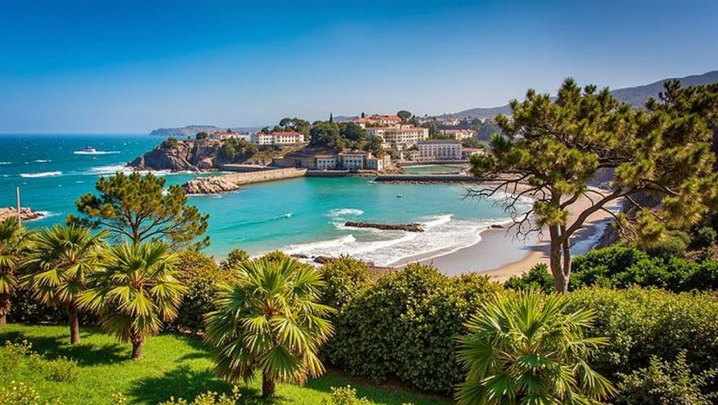 Acantilados y costa de 1ª Playa de Luarca, Asturias (Asturias)