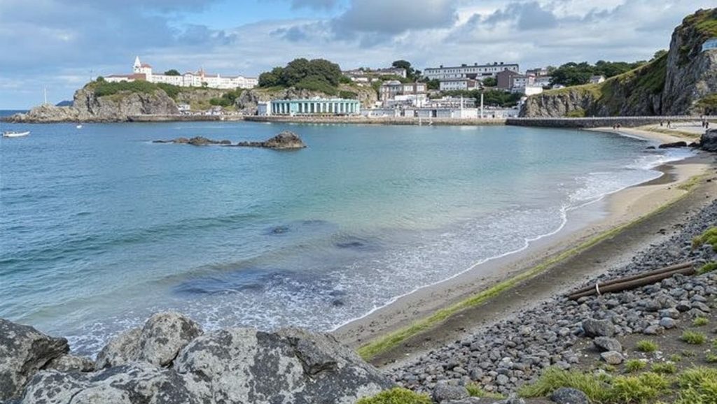 Panorámica de 2ª Playa de Luarca, Asturias