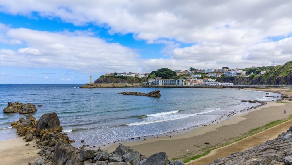 Acantilados y costa de 2ª Playa de Luarca, Asturias (Asturias)