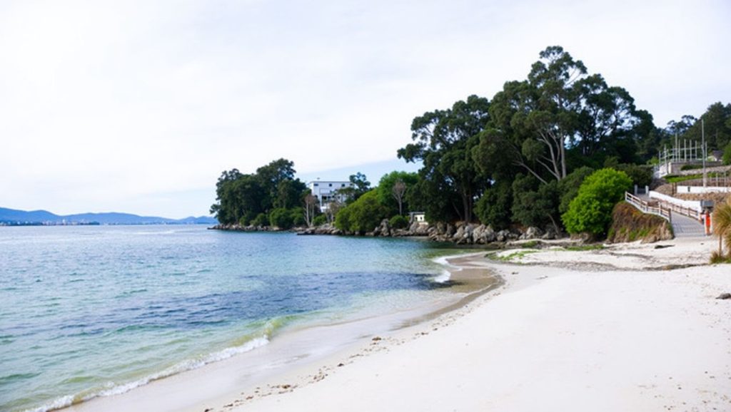 Aguas de A Area da Barca en Poio (Pontevedra)