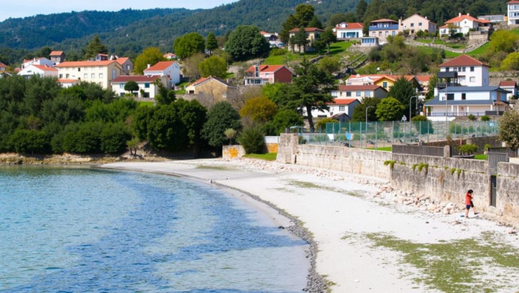 Entorno natural de A Area da Barca en Pontevedra