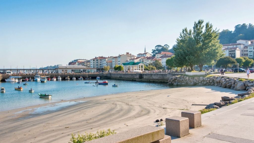 Aguas de A Area da Base de Ariños en Cangas de Morrazo (Pontevedra)