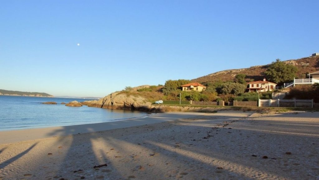 A Area da Cova en Marín (Pontevedra)