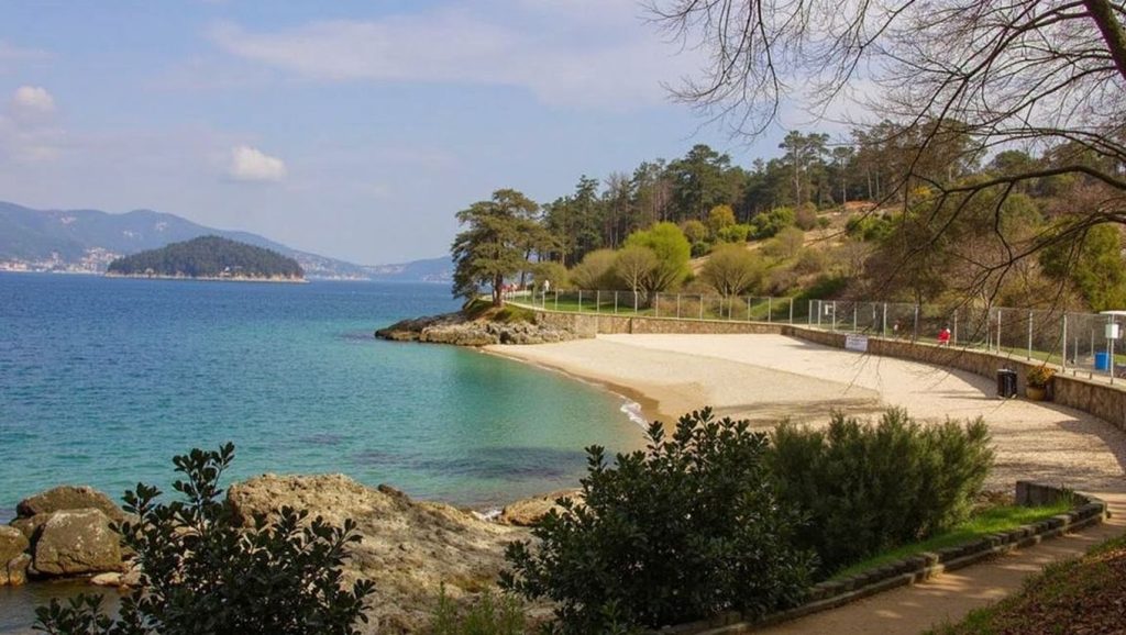 A Area da Hedreira en Marín (Pontevedra)