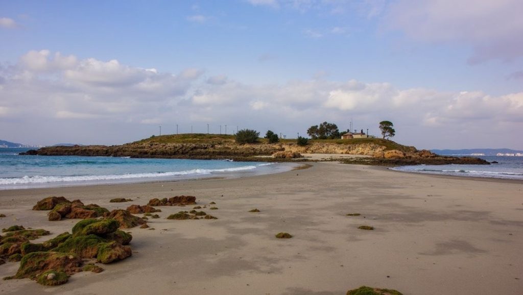 Aguas de A Area da Hedreira en Marín (Pontevedra)