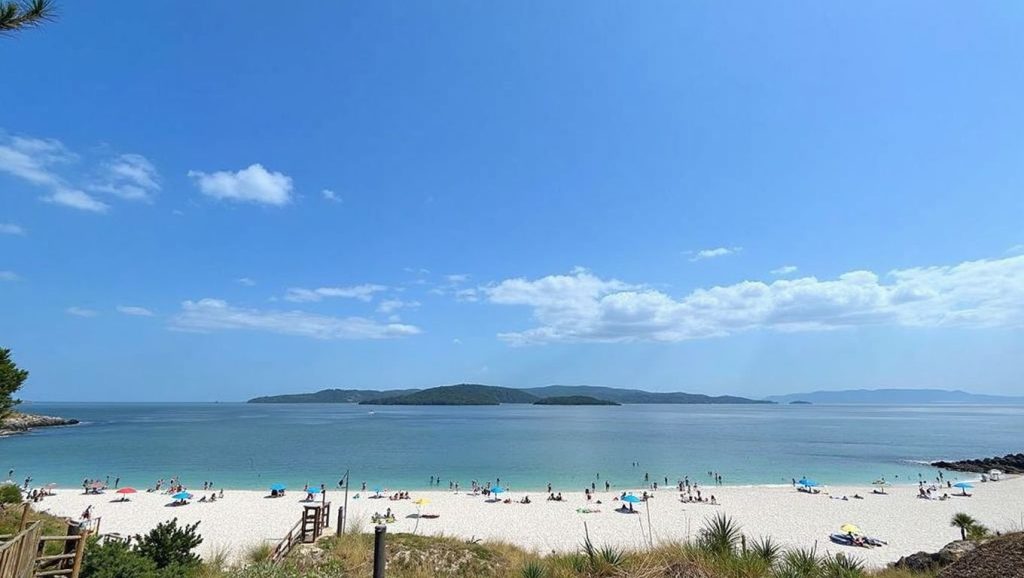 Costa de A Area das Figueiras en Vigo, Pontevedra