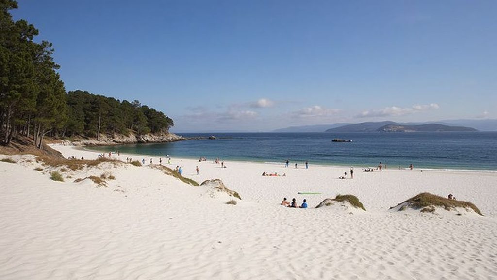 Aguas de A Area das Figueiras en Vigo (Pontevedra)