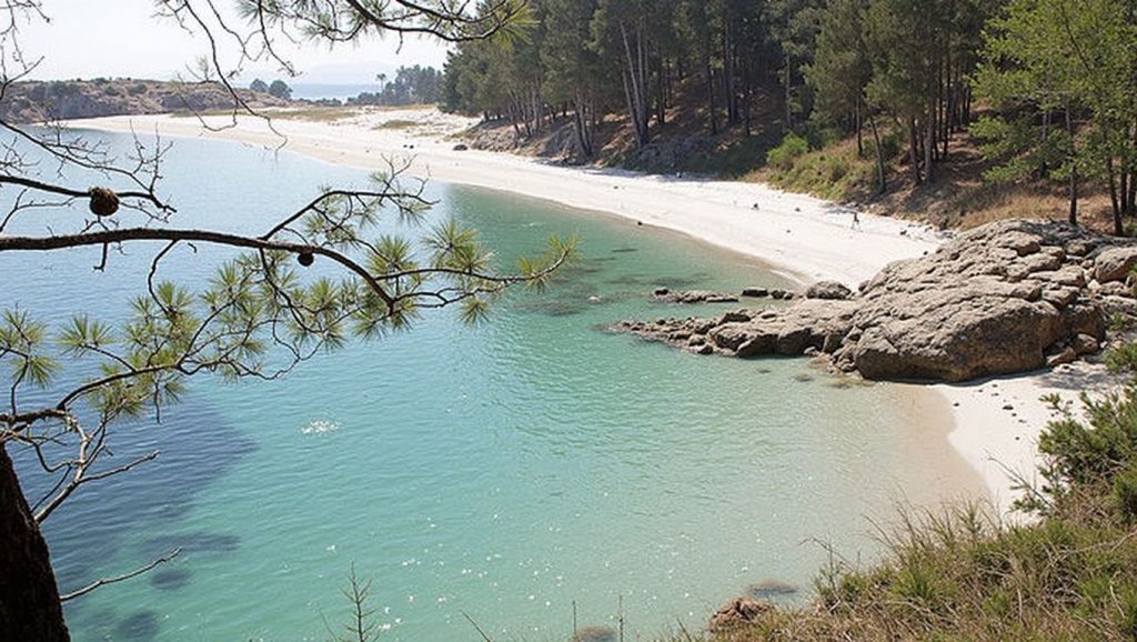 Entorno natural de A Area das Figueiras en Pontevedra