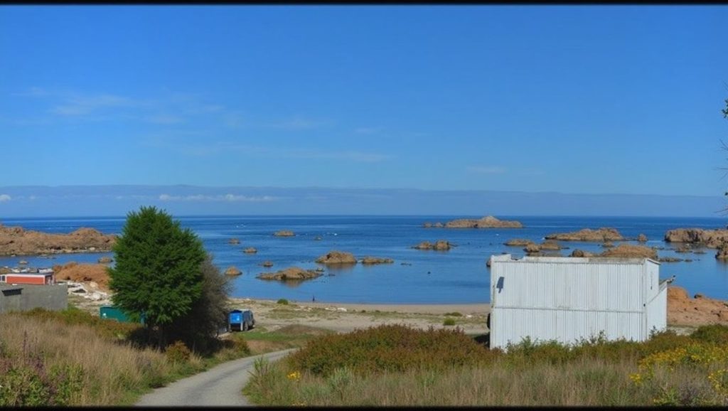 Entorno natural de A Area das Lobeiras en A Coruña