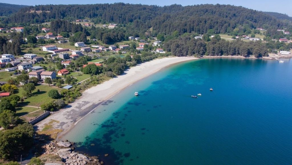 Panorámica de A Area das Moscas, Pontevedra