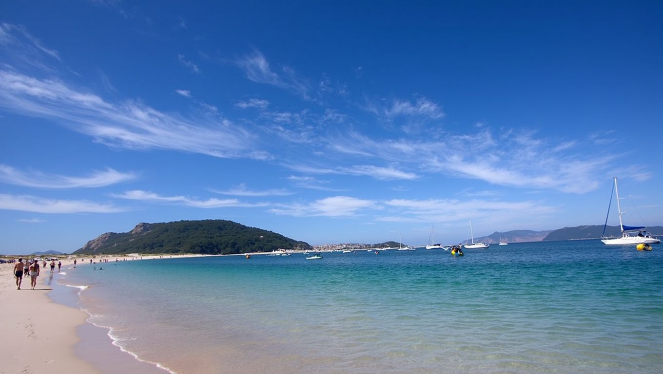 Praia das Rodas, Islas Cíes, Galicia