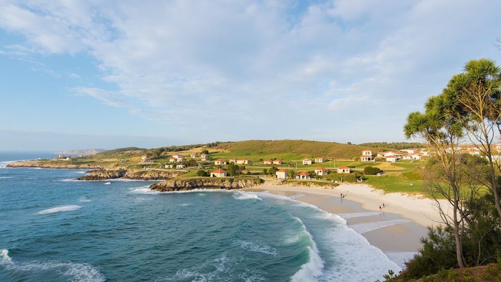 Panorámica de A Area de Canido, A Coruña