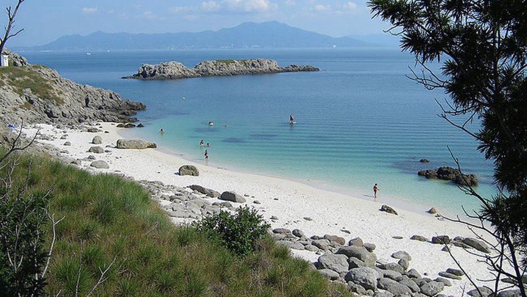 Costa de A Area de Nosa Señora en Vigo, Pontevedra