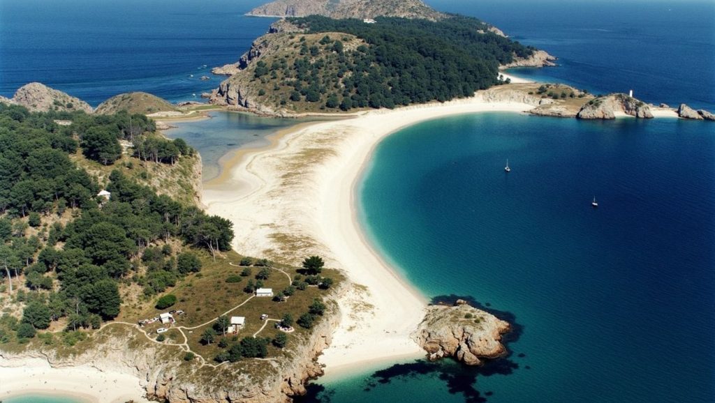 Aguas de A Area de Nosa Señora en Vigo (Pontevedra)