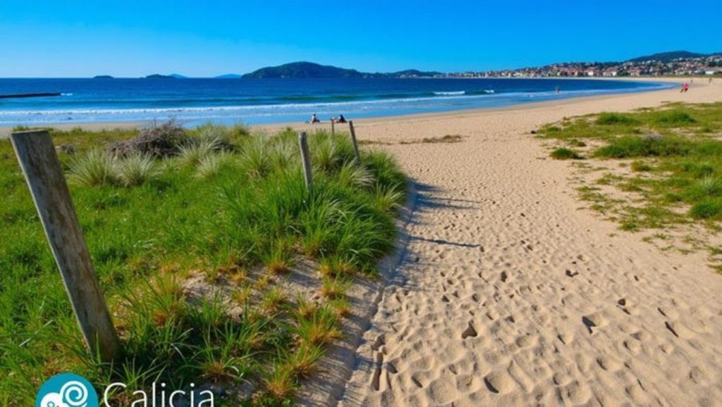 Aguas de A Area do Boliche en Nigrán (Pontevedra)