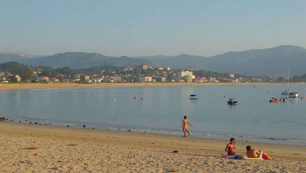 Entorno natural de A Area do Boliche en Pontevedra
