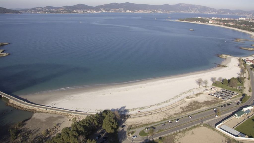 Entorno natural de A Area dos Bólos en Pontevedra