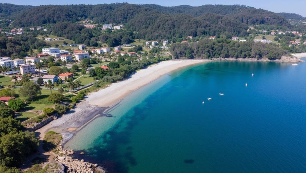 Entorno natural de A Praíña en Pontevedra