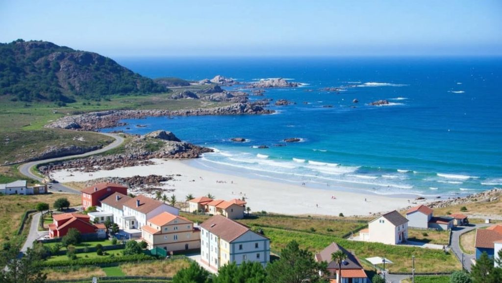 Aguas de A Praia Pequena en Galicia (A Coruña)