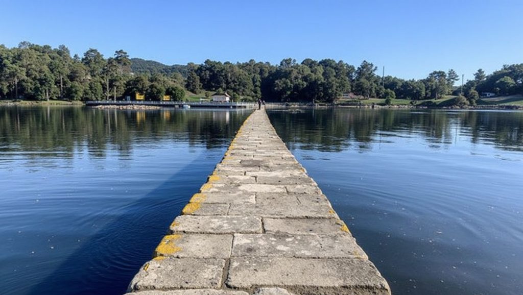Ría y costa de A Ribeira da Comboa en Vilaboa, Pontevedra