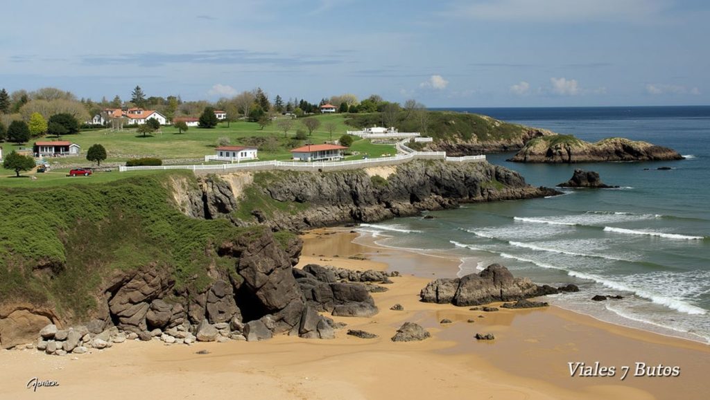 Olas y surf en Aboño, Asturias (Asturias)