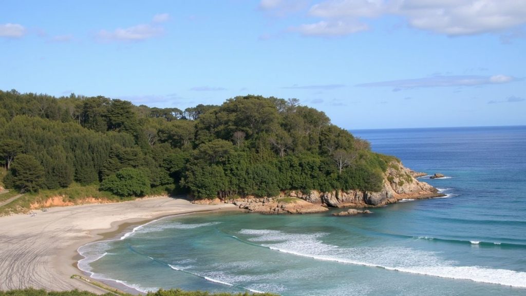 Entorno natural de Area da Basteira en A Coruña