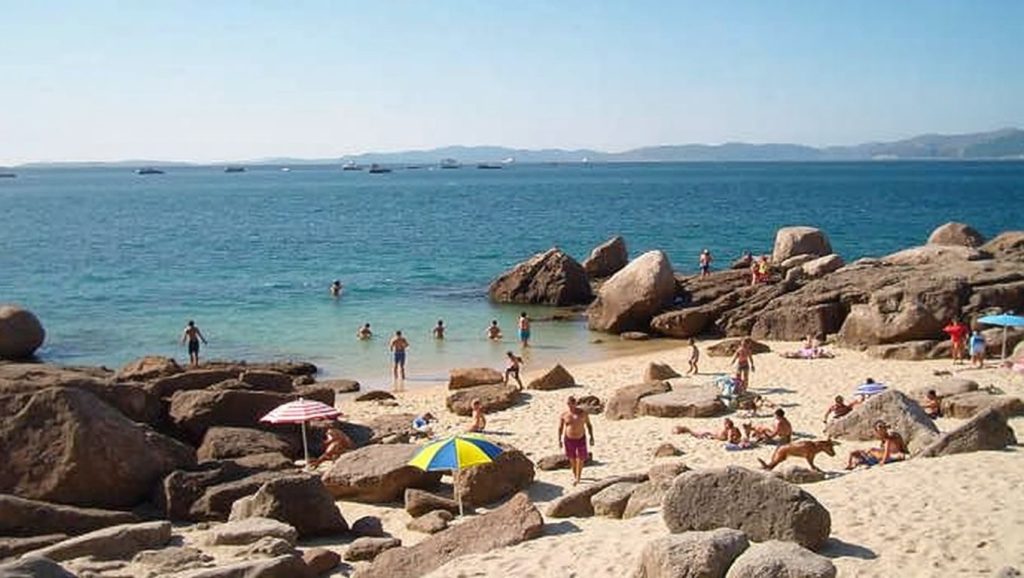 Aguas de Area das Pipas en O Grove (Pontevedra)