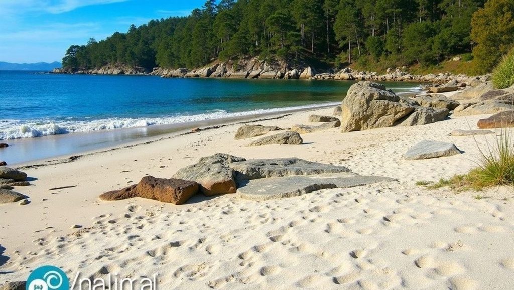Area de Agra en Sanxenxo (Pontevedra)