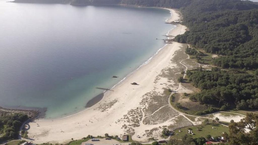 Aguas de Area Nova en Galicia (A Coruña)