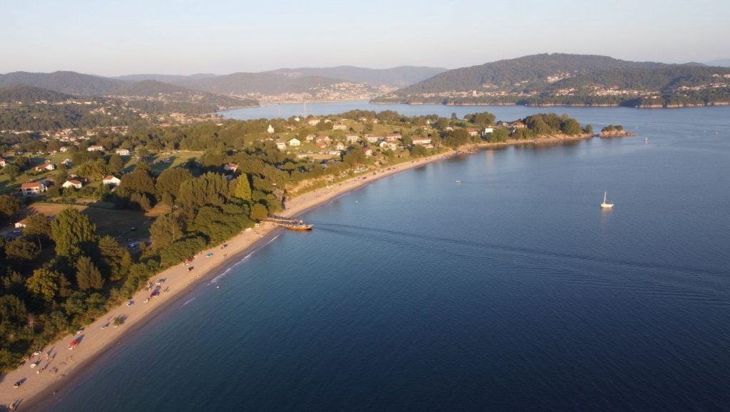 Entorno natural de Areal da Louca en A Coruña