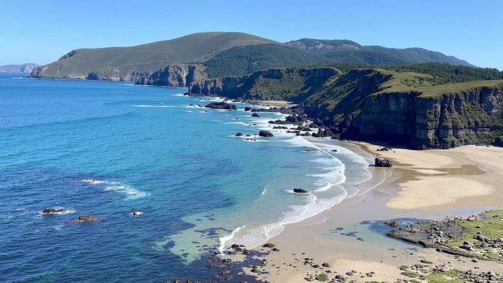 Entorno natural de Areal Grande de Figueirido en A Coruña