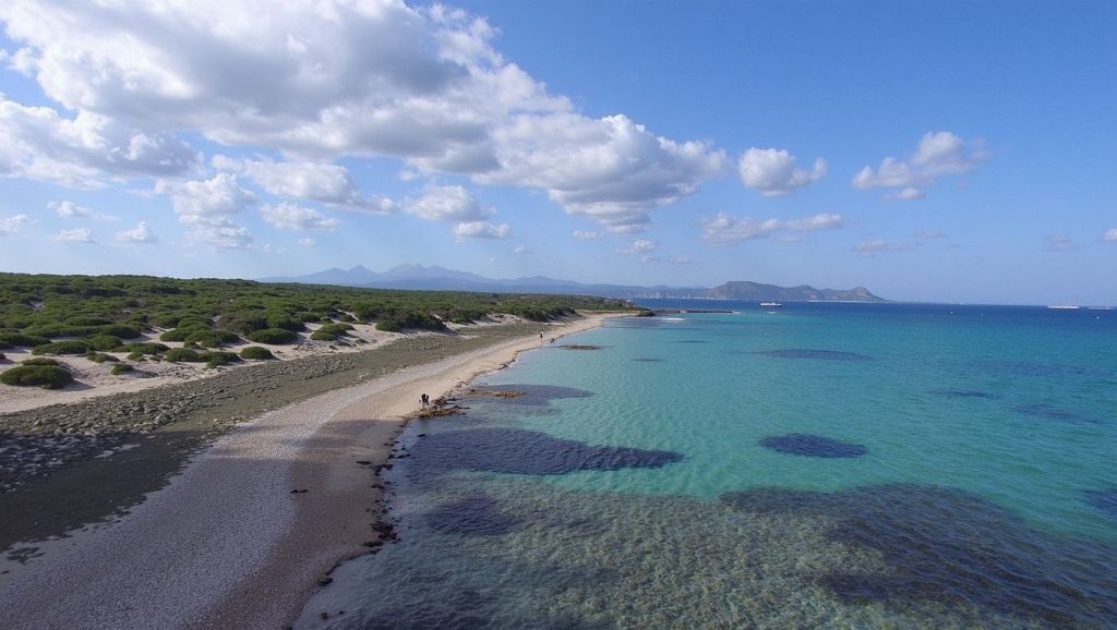 Vista de Arenal d'en Casat desde la orilla, Santa Margalida