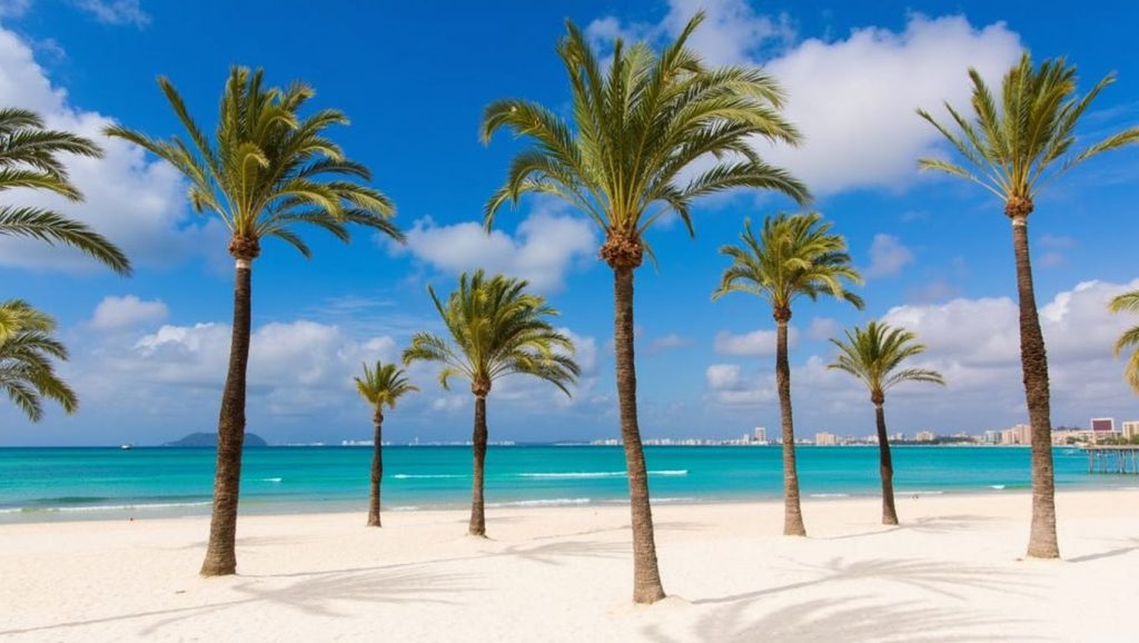 Vista de Arenal d'en Casat desde la orilla, Santa Margalida