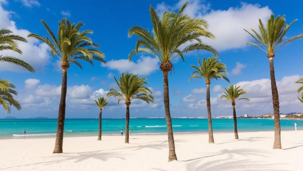 Playa Arenal d'en Casat en Santa Margalida, Mallorca