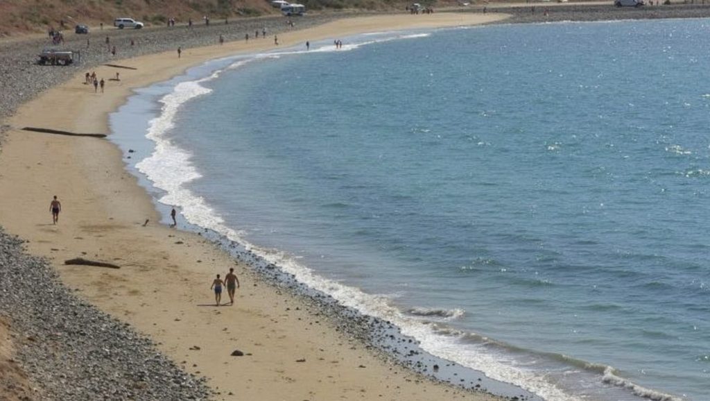 Arena volcánica de Bahía de Formas, Agüimes (Gran Canaria)