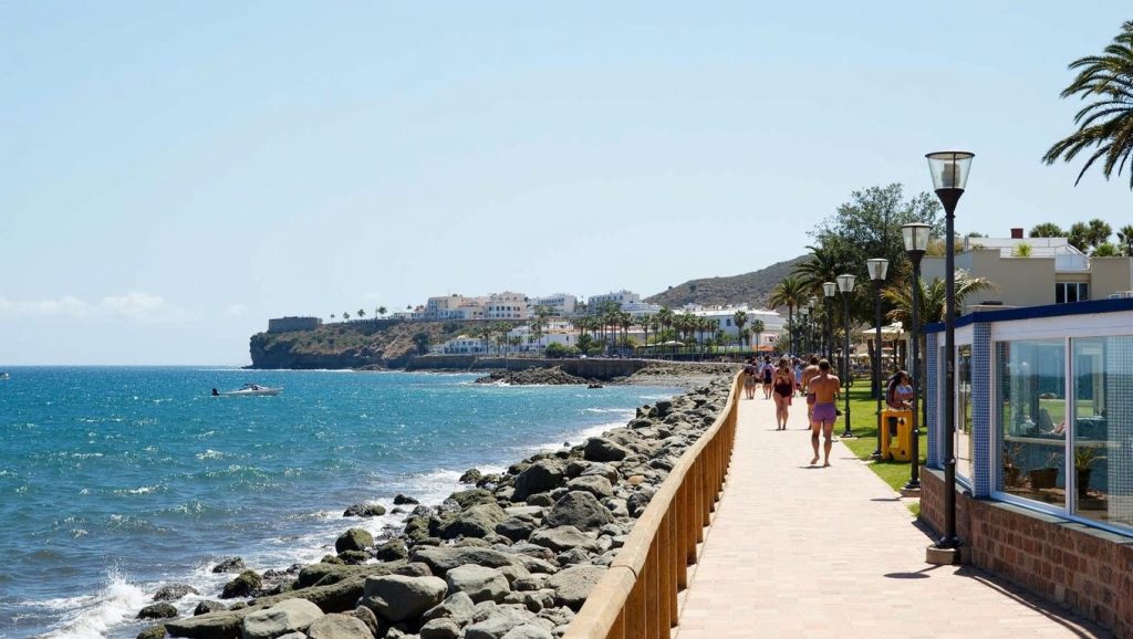 Entorno natural de Bahia Feliz en Gran Canaria