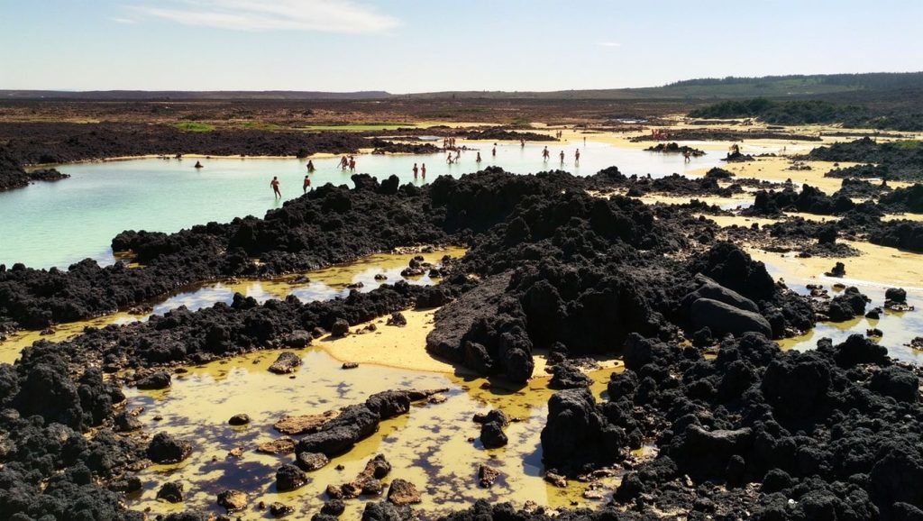 Arena volcánica de Bajo de los Sables, Haría (Lanzarote)