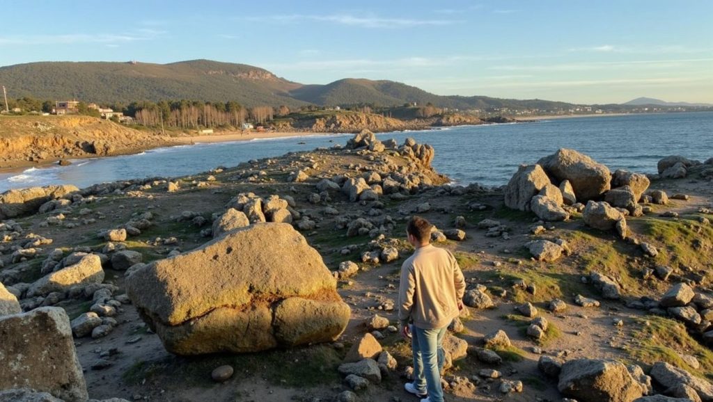 Camino de acceso a Balouredo, Galicia, A Coruña