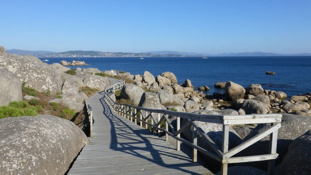 Entorno natural de Buraco da Londra en Pontevedra