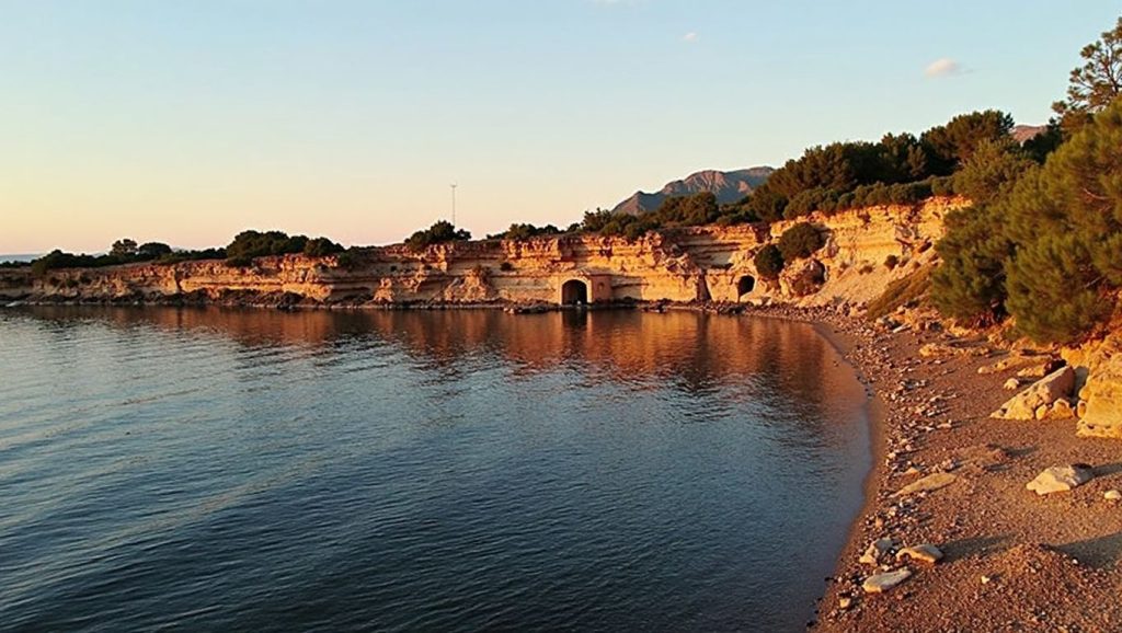 Vista de Ca los Camps (Caloscamps) en Artà, Mallorca