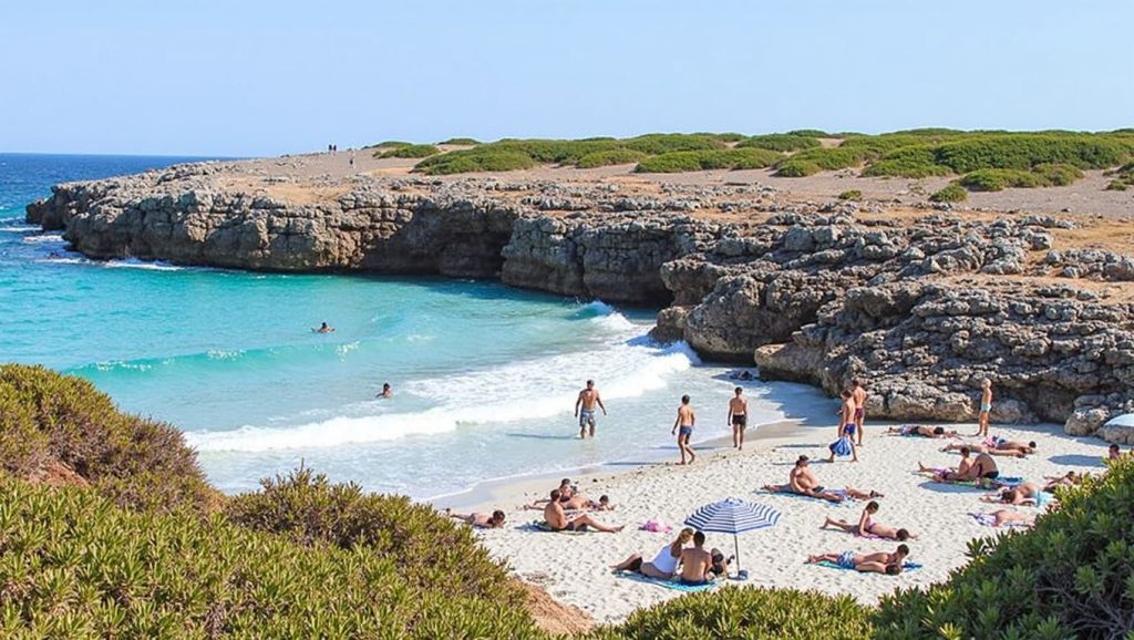 Vista de Caló d'en Rafelino en Capdepera, Mallorca