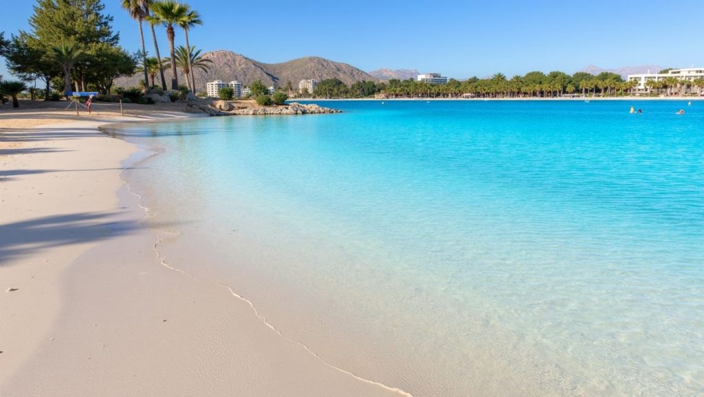 Costa de Alcúdia desde Caló de sa Bassa Blanca, Mallorca