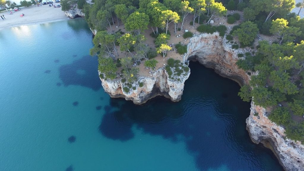 Detalle del agua en Caló de ses Dones, Santanyí / Felanitx, Mallorca