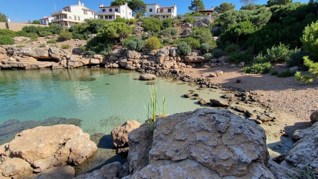 Camino de acceso a Caló de ses Lleonardes, Llucmajor, Mallorca