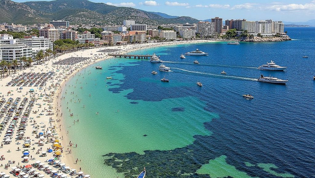 Playa de caló dels Reis, Calvià, costa de Mallorca