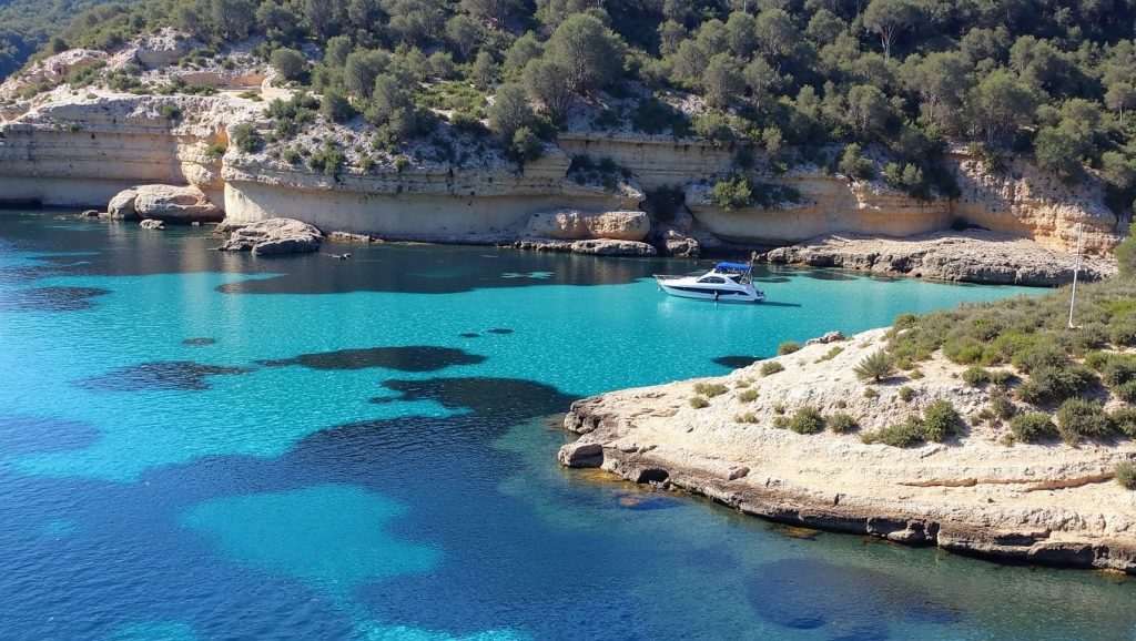 Costa de Calvià desde caló dels Reis, Mallorca