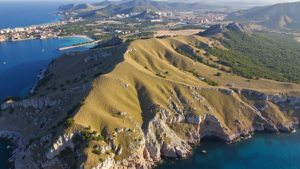Vista del litoral en Caló des Beato, Capdepera