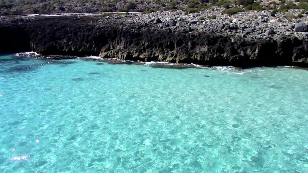 Horizonte desde Caló des Serral, Manacor, Mallorca