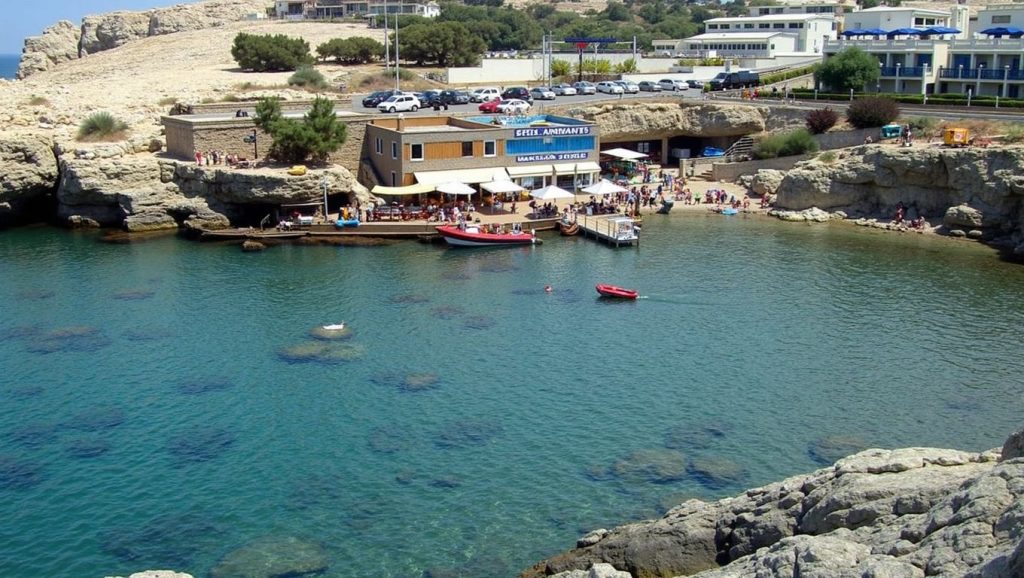 Panorámica completa de Cala Agulla, playa de Capdepera