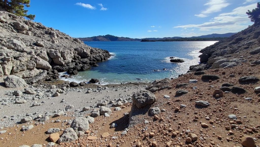 Vista general de Cala Agulla, Capdepera